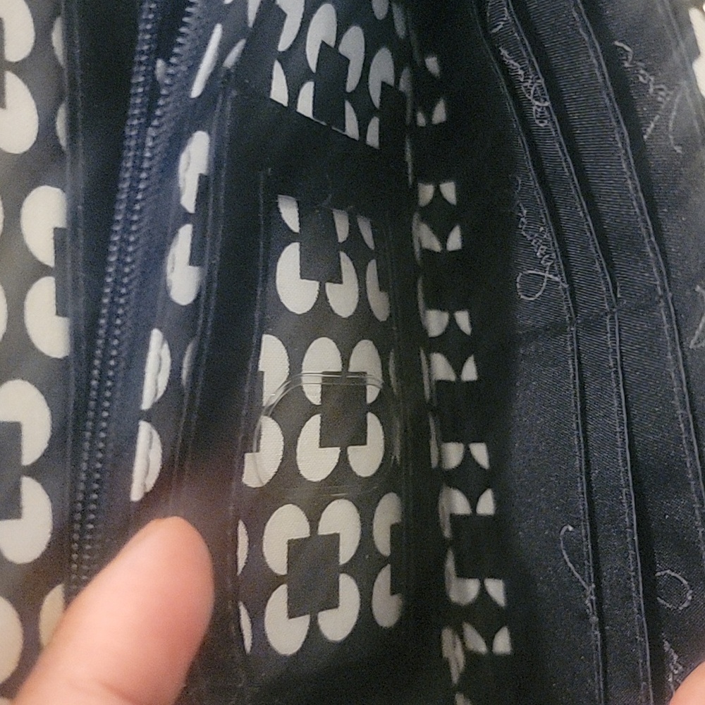 Vera Bradley Navy Wallet - Picture 7 of 9